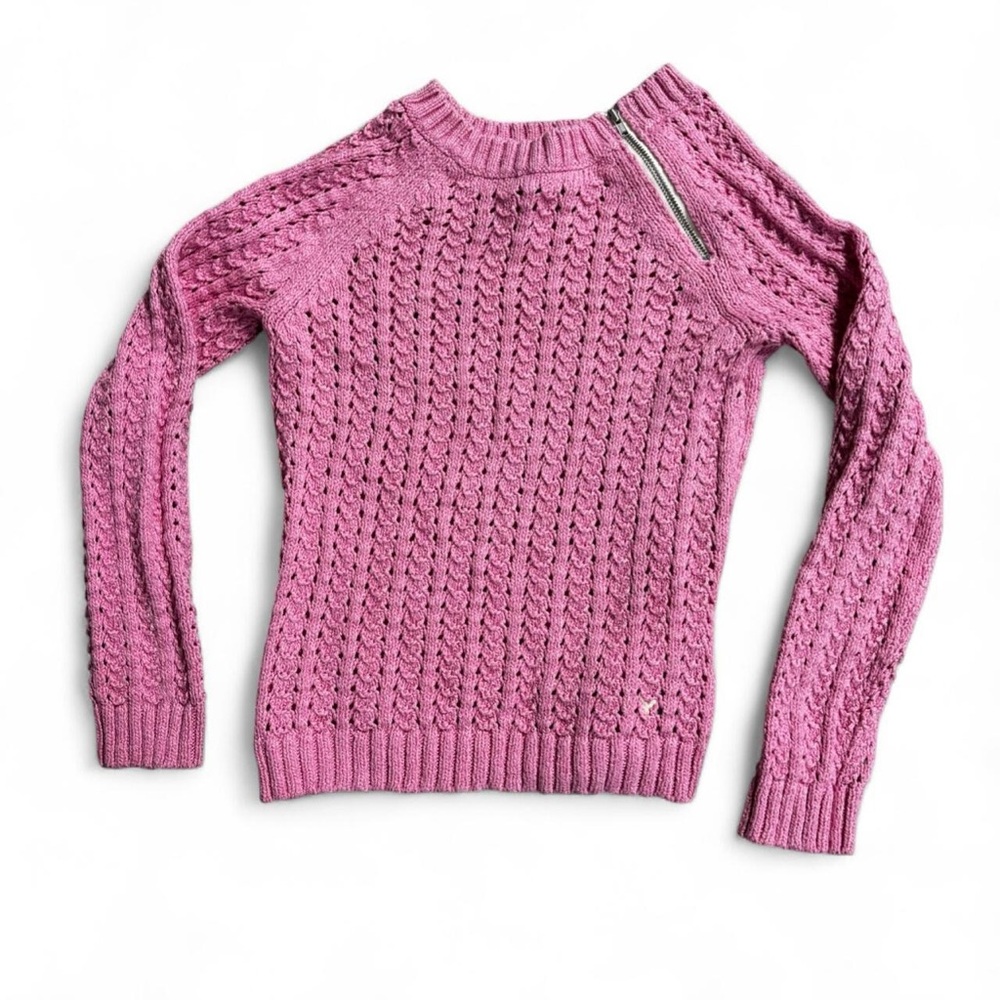 American Eagle Outfitters Pink Knit Women's Sweater
